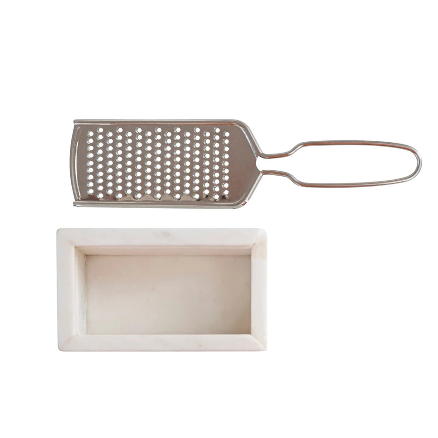 Marble w/ Stainless Steel Grater