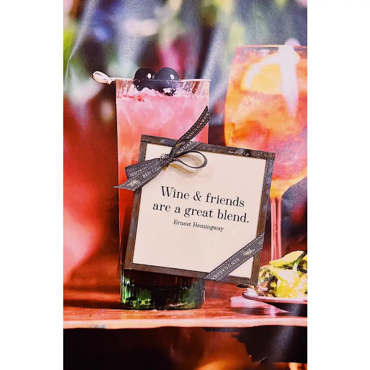 Wine & Friends Coaster Set of 4