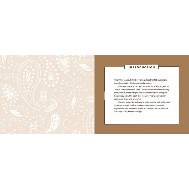 What I Know About Cowboys