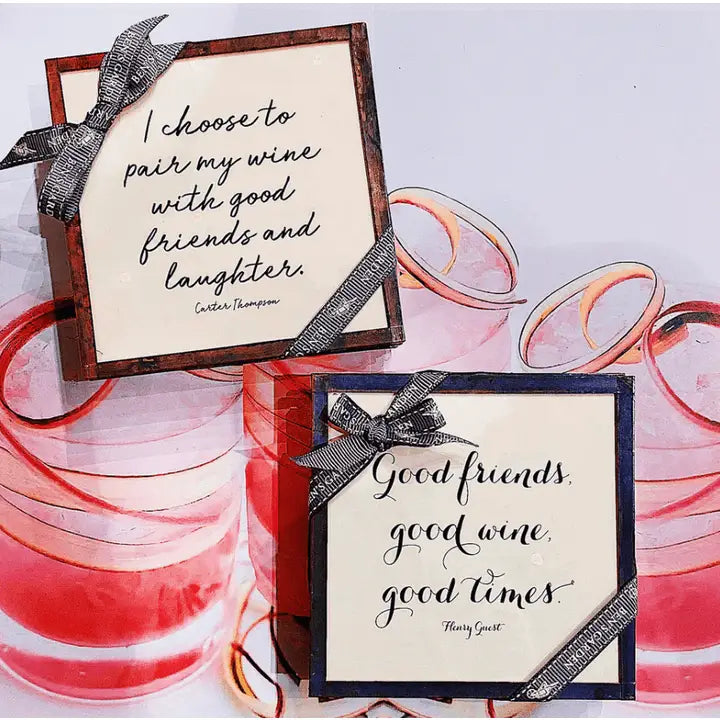 I Choose to Pair My Wine Coaster Set of 4