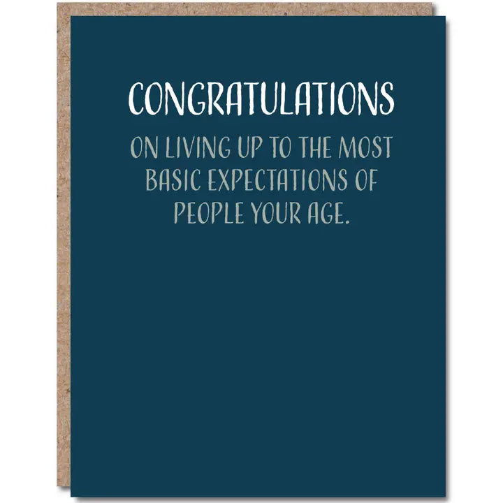 Basic Expectations Card