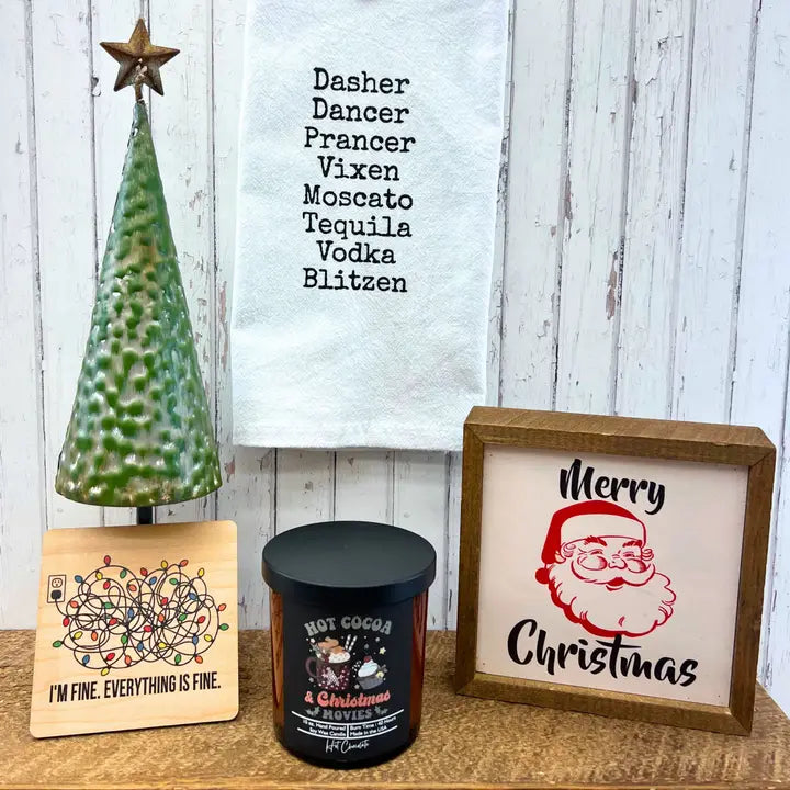 It's Fine Everything Is Fine Wooden Coaster