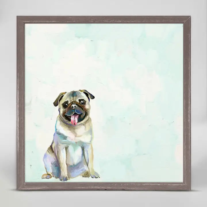 Pug Mini Canvas