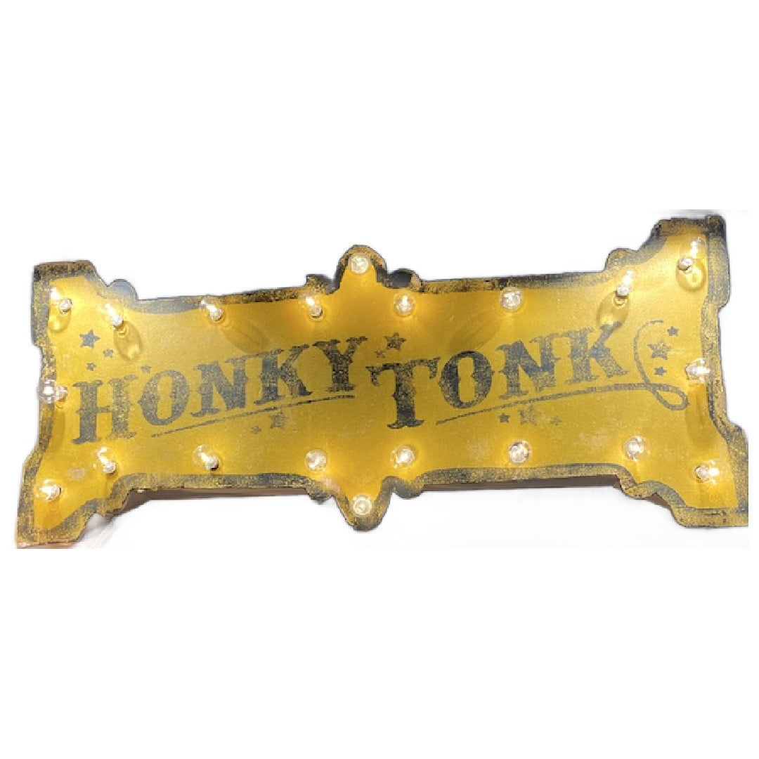 Honky Tonk Lighted Sign