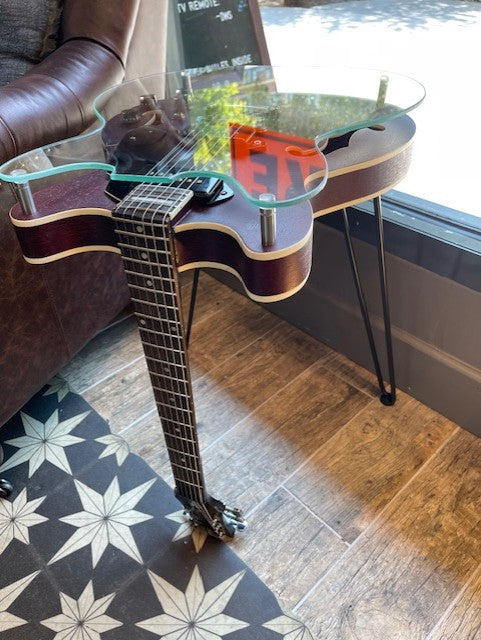 Grote Wine Colored Electric Guitar Table