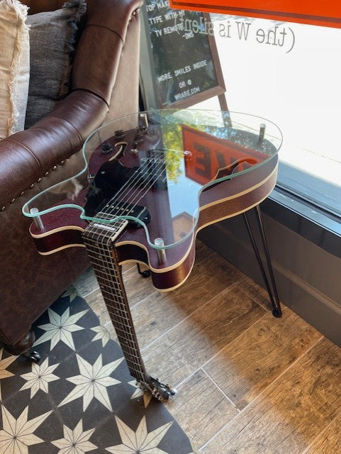 Grote Wine Colored Electric Guitar Table