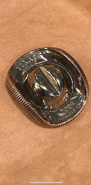 Cowboy Hat Texas Quarter Game Token