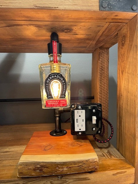 Tequila Bottle Lamp