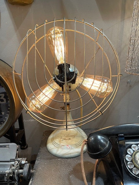 Vintage Fan Lamp