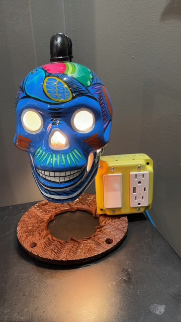 Sugar Skull Lamp