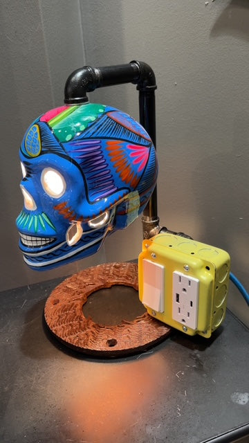 Sugar Skull Lamp