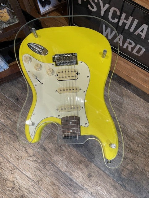 Yellow Electric Guitar Table